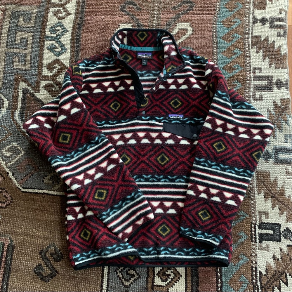 Patagonia Synchilla Aztec fleece NWOT